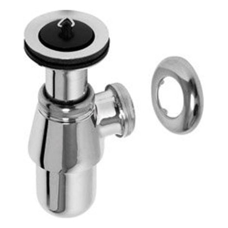 Plieger siphon à culot 5/4 avec rosette chrome