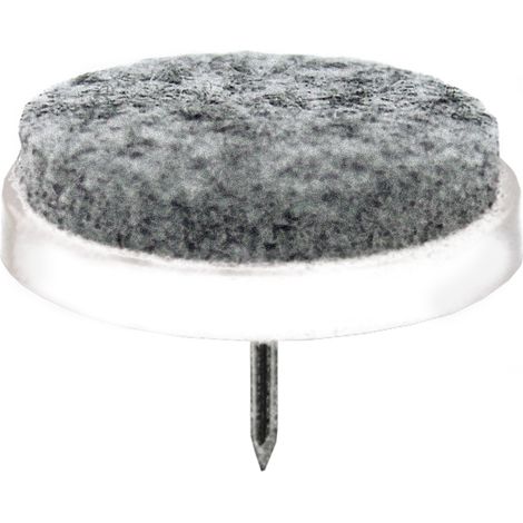 Silentstopper aus weißem Filz 28 mm (100 Stück)