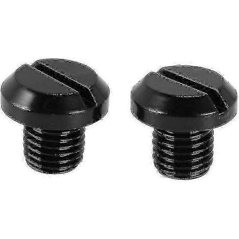 Lot de 2 bouchons d'obturation pour rétroviseurs, M10 x 1,25, en alliage, compatibles avec Grom MSX125, FZ07/FZ1, Z800 (1/5)