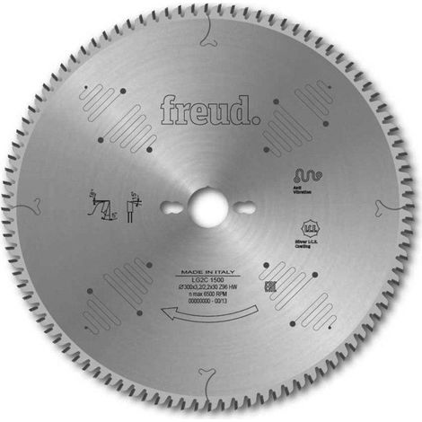 Freud 300 mm Hoja de sierra circular 96 dientes acero