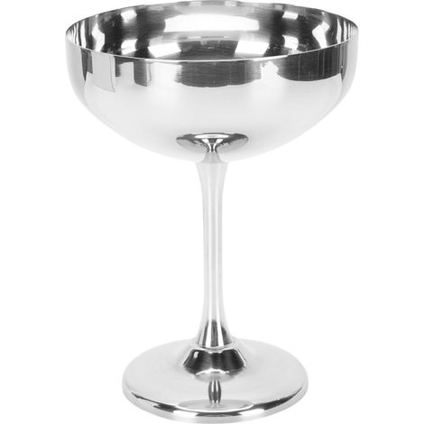 Coupe Glace Service Inox Pied – Dessert Fruit Salade Pudding A (1/5)