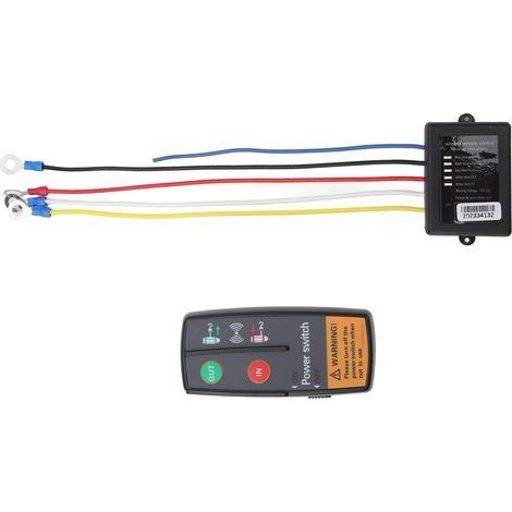 Télécommande sans fil pour treuil DC 12V 24V 3 en 1, boîtier de commande robuste pour camion, ATV, SUV (1/5)