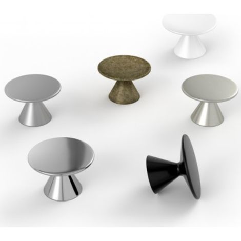 Tirador Diabolo 2880 - Negro mate. ⌀60mm. (1/3)