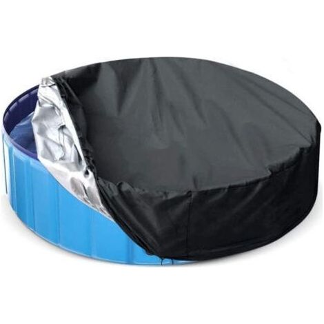 Couvercle rond étanche pour piscine et spa – Bâche de protection contre les feuilles, débris et saletés, en tissu oxford résistant, adapté aux piscines rondes (1/5)