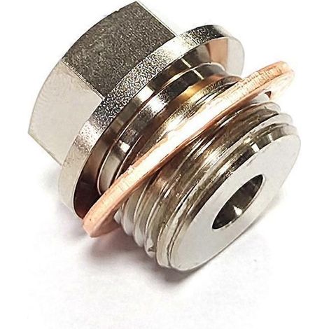 Adaptateur pour capteur de pression et de température 1/8" NPT vers M18x1,5 mâle M14 2267 (1/5)