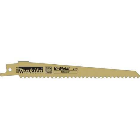 Makita B-05175 Makita B-05175 Reciproblatt BIM 130/6,4Z Sägeblatt-Länge 152 mm 5 St.