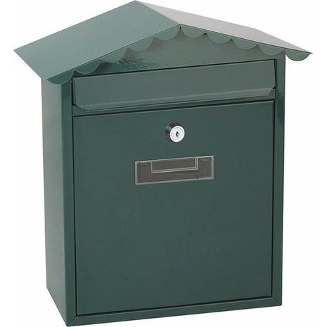 Cassetta postale in acciaio modello Tradition Green EDM (1/2)
