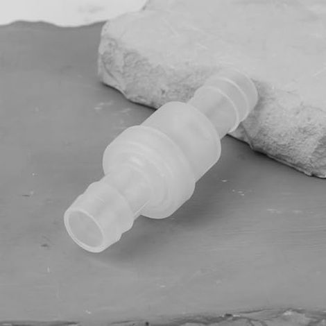 3 válvulas de retención transparentes de 12 mm con resorte para agua, gasóleo, aire y gas. (1/4)