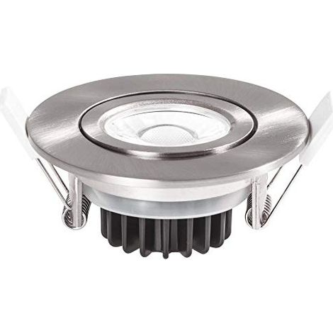 LEDXON EDOS LB19 EDOS SPOT LED ENCASTRABLE 9 W 830 9 W ORIENTABLE IP65 NICKEL 7008111