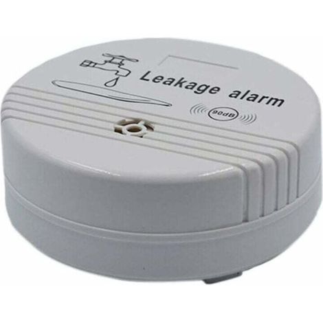 Wasserleckmelder, batteriebetriebener Wasserleckalarm, Sicherheitsalarm für Zuhause, einfach zu installierender Wasserleckalarm, 1 Stück