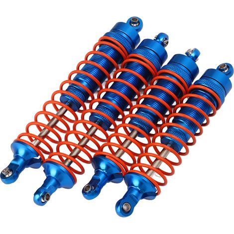 Satz mit 4 Stoßdämpfern aus Aluminiumlegierung für Traxxas Slash 1/10 RC Short Course Truck, dunkelblau (1/5)