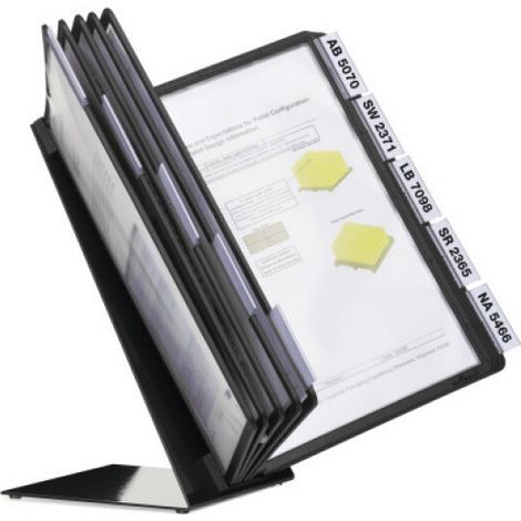DURABLE TischSichttafelsys VarioTable10 Sichttafeln schwarz