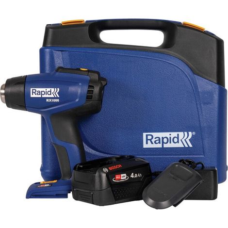 [GEBRAUCHT] B-Ware Rapid Akku-Heißluftpistole RX1000 18V Heißluftgerät Akku Ladegerät flexibel (1/2)