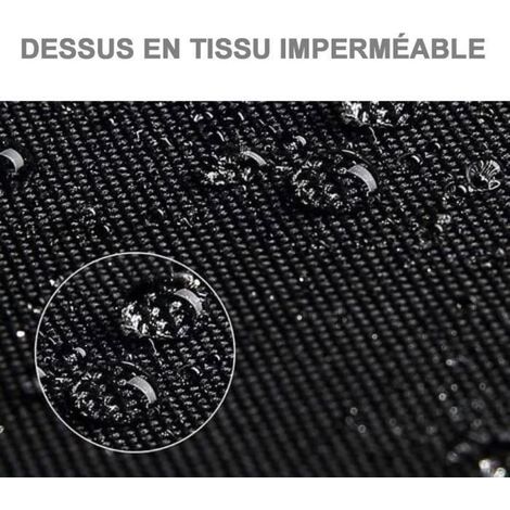 Nappes de Fête Jetables - 4 Pièces Rectangulaires 137 x 274 cm en Plastique pour Anniversaires, Mariage, Noël (Noir) (1/5)