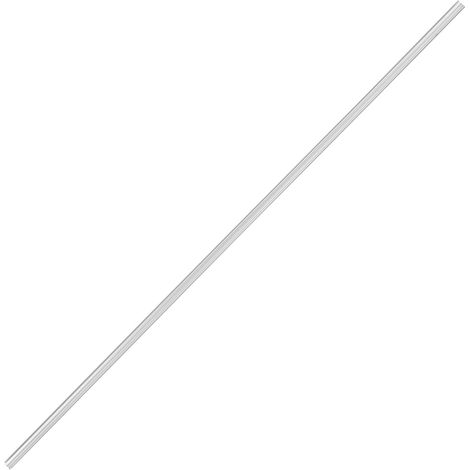 2 Pièces Rail de Remplacement Facile à Installer en Métal Argenté Guide Coulissant Glissement Fluide, Pièce de Rechange pour Fenêtre à Piste Convexe pour Fenêtres Coulissantes (1/5)