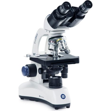 Microscope binoculaire EcoBlue - Platine x-y - 4x/10x/40x/100x