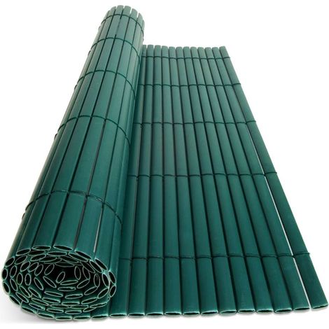 Cañizo doble cara PVC 1x3 m Blanco