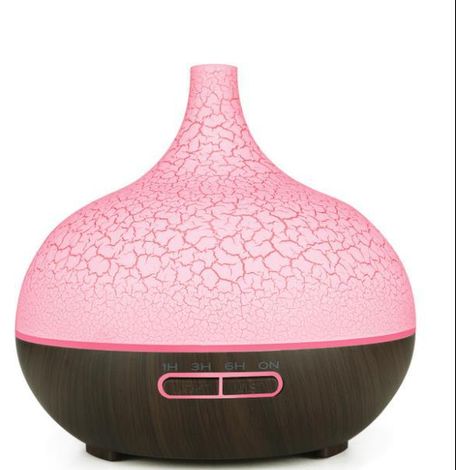 Diffuseur huiles essentielles bois craquelé, humidificateur ultrasonique purificateur (1/5)