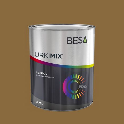 Pot de peinture Polyuréthane / bi composant Brun Vert RAL 8000 Brillant - 1,5 kg
