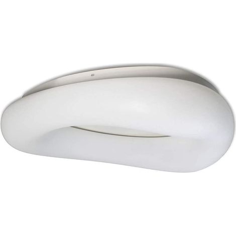 Plafoniera da soffitto a led 35 watt forma triangolare lampadario con tripla accensione luce fredda calda naturale arredamento casa (1/2)