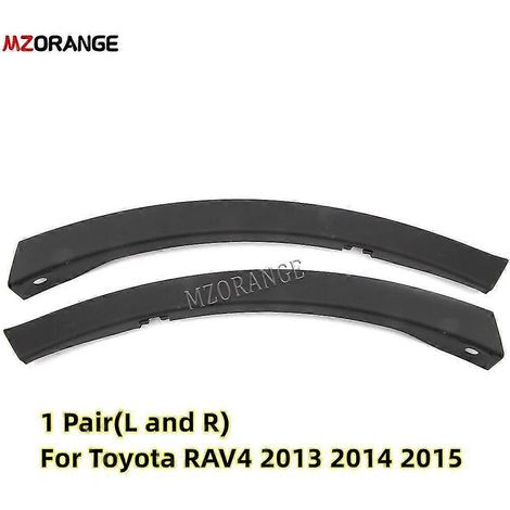 Protections d'extrémité de pare-chocs avant et de jantes pour Toyota Rav4 2013-2018 (G et D) - Moulures d'ailes - 13-15 (1/5)