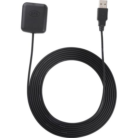 Antenne GPS et GLONASS 2 en 1 multifonction haute qualité pour voiture, adaptateur avec interface USB (1/5)
