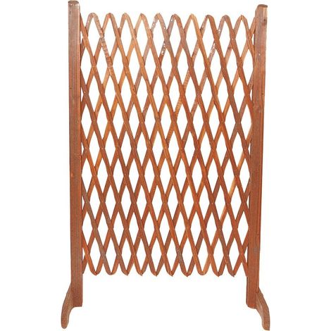 ZAUN AUSZIEHBAR 2 STK GEGRILLT HOLZGITTER CM.140X120H (1/2)