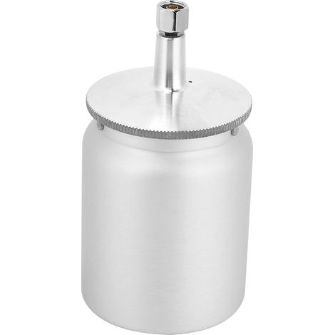 Pot/godet de peinture pour pistolet à peinture, adapté au pistolet à peinture pneumatique W-71 (type à aspiration 600 ml).