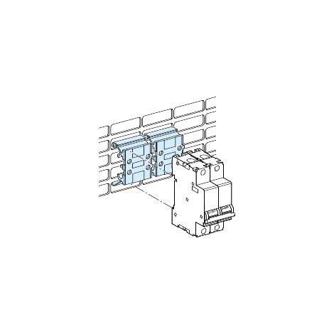 5 Piastre di rialzo 10mm M9 - LVS04224