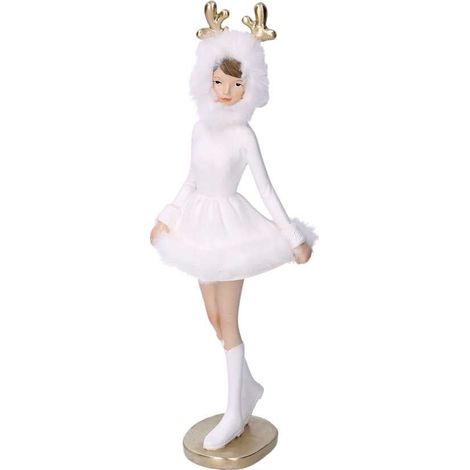 Donna resina ballerina cm 12x9xh32,5
