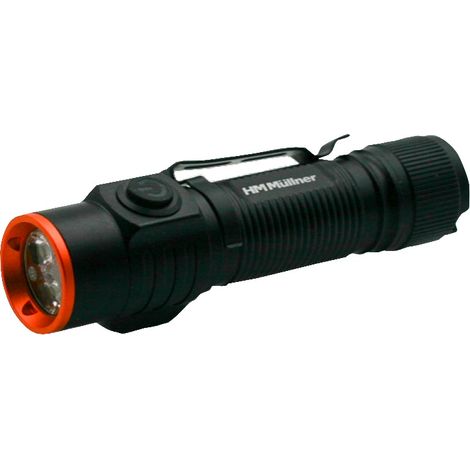 HM Müllner LED Stabtaschenlampe 115 mm Li-Ion Akku USB wiederaufladbar