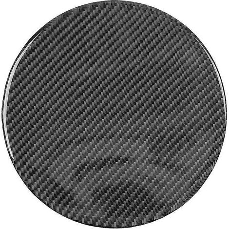 Autocollant en fibre de carbone pour bouchon de réservoir d'essence, compatible avec Honda Fit 2014-2018