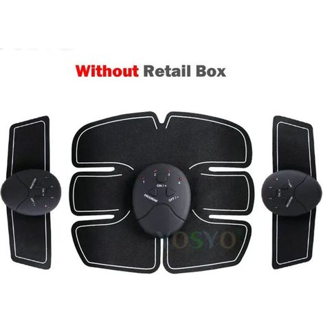 Stimulateur musculaire sans fil EMS, appareil de fitness intelligent pour exercices abdominaux, ceinture amincissante électrique pour la perte de poids, unisexe00208-AquaForge