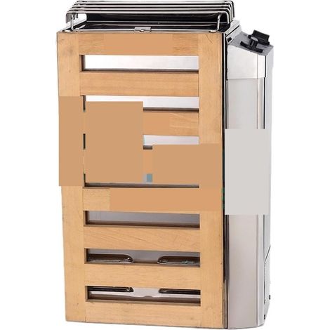 Petit poêle de Sauna Domestique en Acier Inoxydable, Tube de Chauffage, contrôle Interne, poêle à Vapeur, équipement de Salle de Sauna(N3.6K/22in) (1/4)