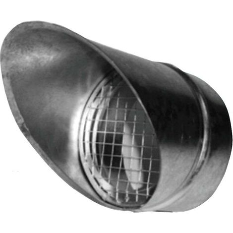 Prise et rejet d’air grillagé Galva D80 - PRAGGALD80 ECONONAME - PRAGGALD80