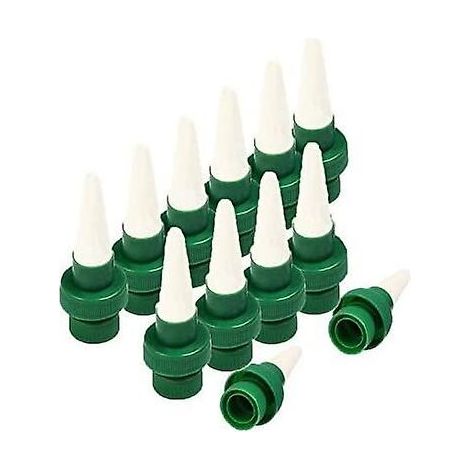 Automatic Plant Watering Spikes Ceramic Self Watering Spikes Flower Drip Irrigation System Indoor Outdoor Watering Device 12 Pack (1/5)