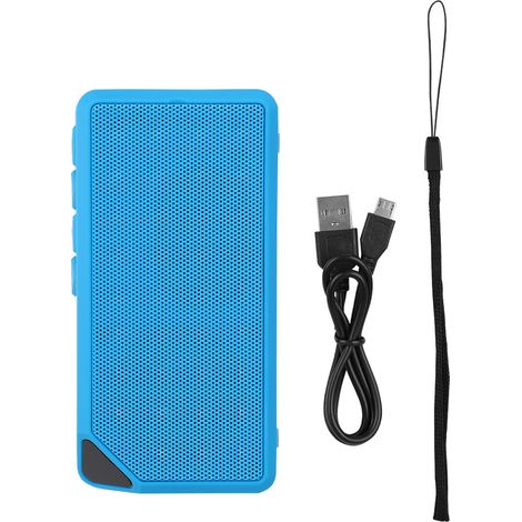 Enceinte Bluetooth 5.0 - Haut-Parleur Portable Sans Fil - Appel Mains Libres - Lecture Carte TF Et Radio FM - Noir (1/5)