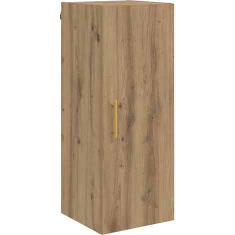 Maison Exclusive - Pensile Rovere artigianale 34,5 x 34 x 90 cm Legno multistrato
