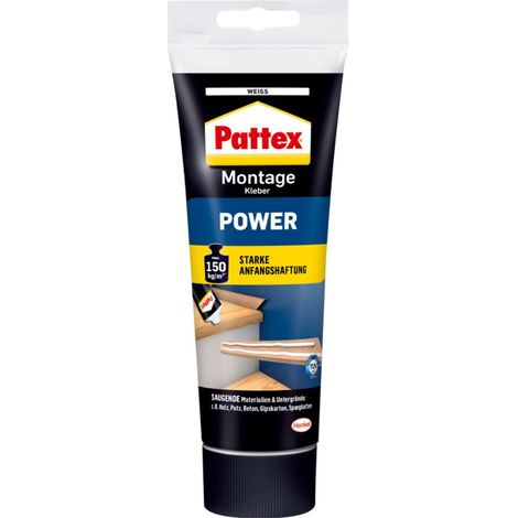 Pattex Colla da Montaggio POWER bianca adesivo versatile (1/2)