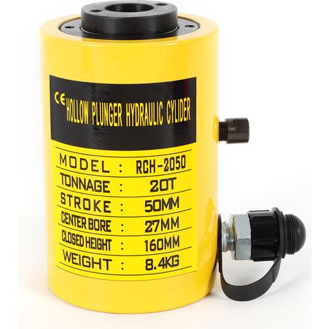 20T/44000LBS Auto Schwerlast Tonne Manuelle Hydraulische Boden Flasche Jack Ölpumpe Hydraulikzylinder Hand Pumpe (1/5)
