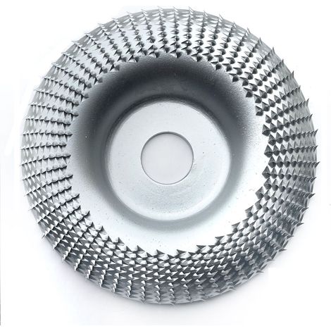 argent Disque de ponçage pour meuleuse d'angle 125 x 22 mm, meule ronde, disque à polir pour le travail du bois (1/5)