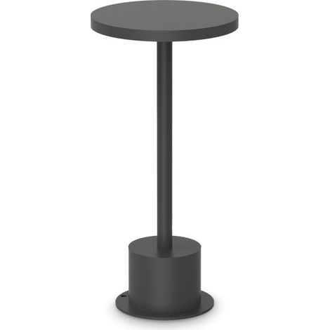 Ideal Lux TOFFEE Breite 25cm LED tragbare Außenlampe Schwarz 3000K IP65