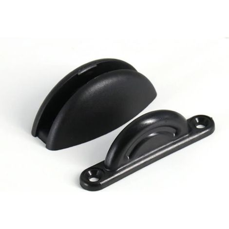 Retenue De Porte Caravane Noir T Forme Porte Porte Loquet pour RV Remorque Camper Camping Car Cargo Remorque(1 Pièces). (1/2)
