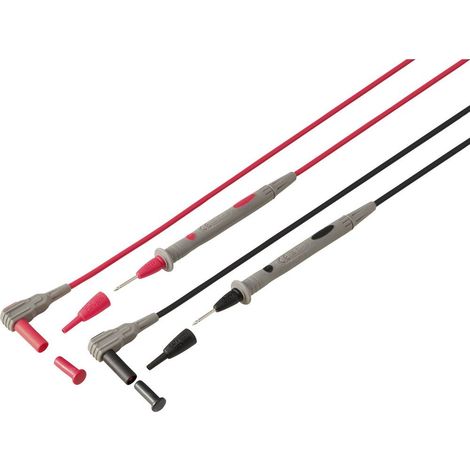 KIT puntali di sicurezza 1.20 m Nero, Rosso VOLTCRAFT MS-4N (1/5)
