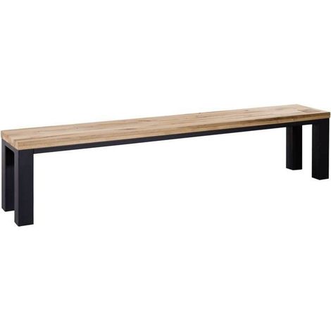 Bank Wildeiche 160x35x45 natur geölt VILLANDERS 123