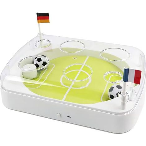 Giocattolo interattivo intelligente per gatti a forma di pallone da calcio con illuminazione a LED – ricaricabile tramite USB, con rilevamento automatico e funzione standby – Gioco puzzle sicuro per g (1/5)