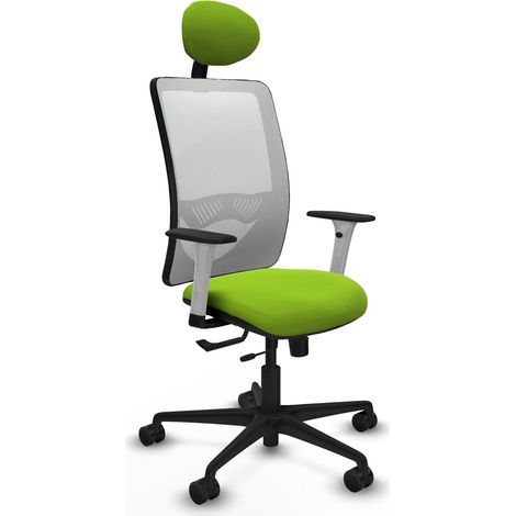Silla de oficina piqueras y crespo Zulema pistacho similpiel (1/2)