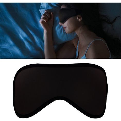 3D-Schlafmaske aus Memory-Schaum mit Ohrstöpseln, verbesserte, konturierte 3D-Schlafmaske, ultraweich, atmungsaktiv und verstellbar, Verdunkelungs-Stirnband für Damen und Herren (1/5)