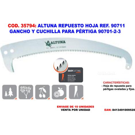 Crochet et lame pour perche ALTUNA REP.BLADE 90711 90701-2-3