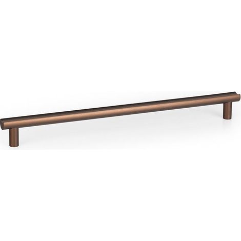 tirador moon de aluminio. para muebles. 160 mm / 320 mm - viefe acabado bronce dist. agujero dist. 320mm.